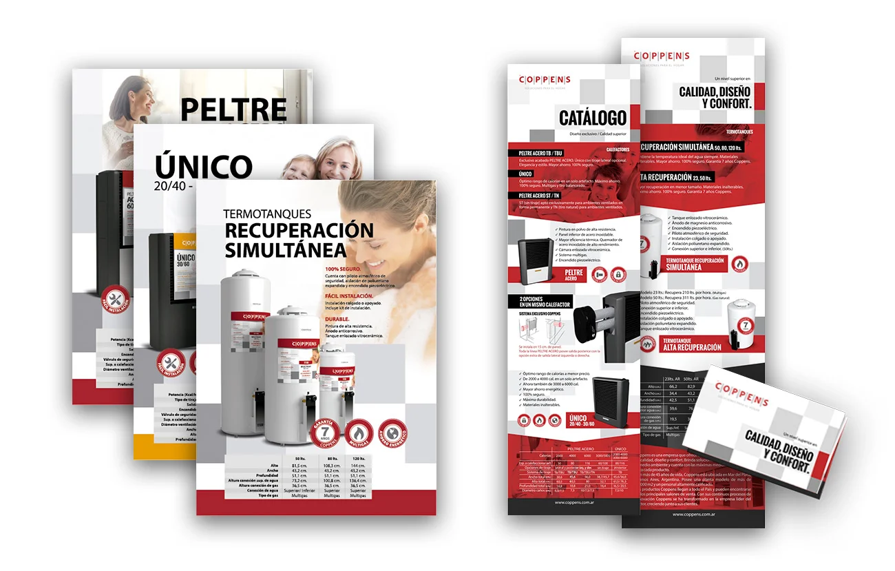 Flyers, dípticos, desplegables