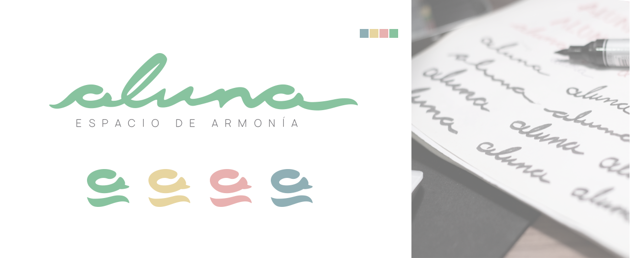 desarrollo de marca Aluna